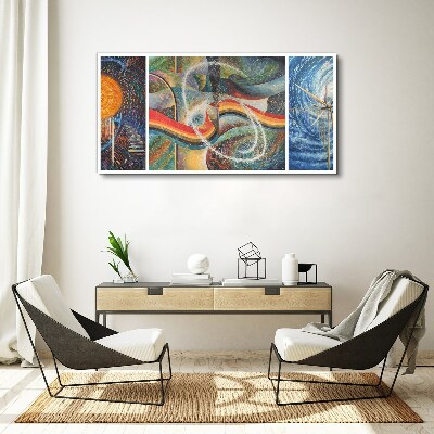 Wandbild Bewegung und Harmonie der Farben