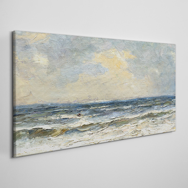 Foto auf leinwand Ruhiges Meer an einem Sommertag