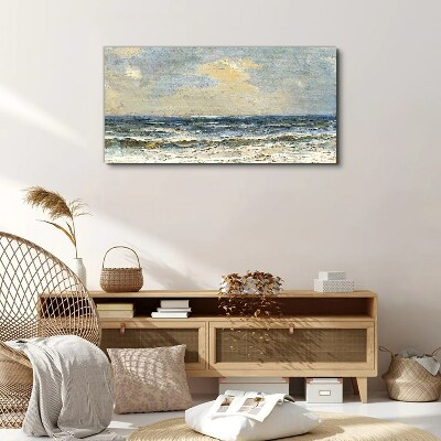 Foto auf leinwand Ruhiges Meer an einem Sommertag