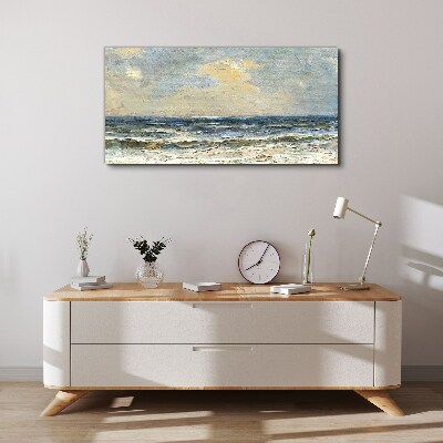 Foto auf leinwand Ruhiges Meer an einem Sommertag