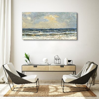 Foto auf leinwand Ruhiges Meer an einem Sommertag