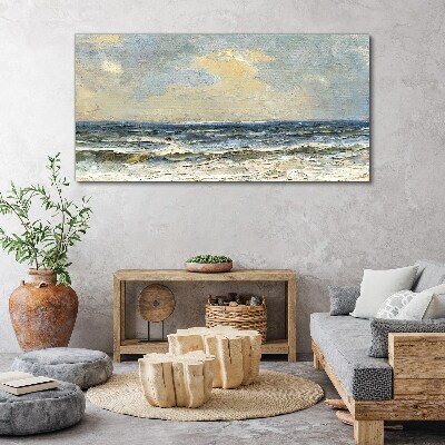 Foto auf leinwand Ruhiges Meer an einem Sommertag