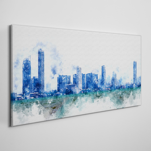 Wandbild Der Himmel über der Stadt