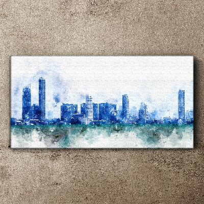 Wandbild Der Himmel über der Stadt
