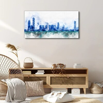 Wandbild Der Himmel über der Stadt