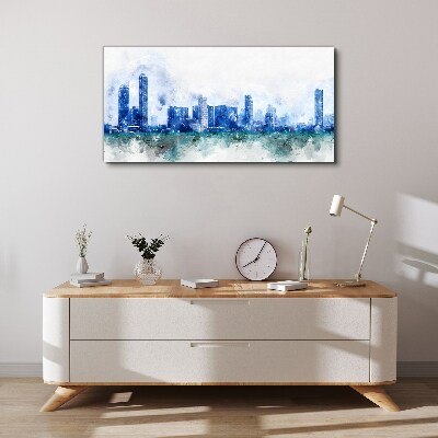 Wandbild Der Himmel über der Stadt