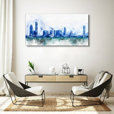 Wandbild Der Himmel über der Stadt