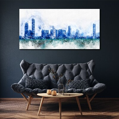 Wandbild Der Himmel über der Stadt