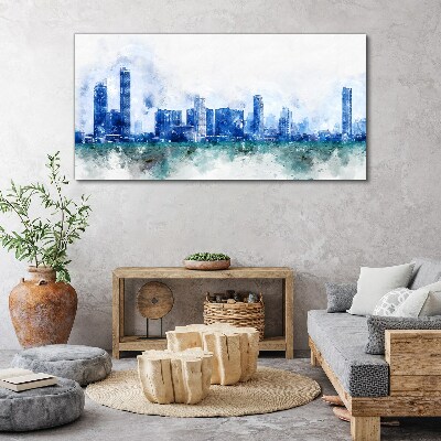 Wandbild Der Himmel über der Stadt