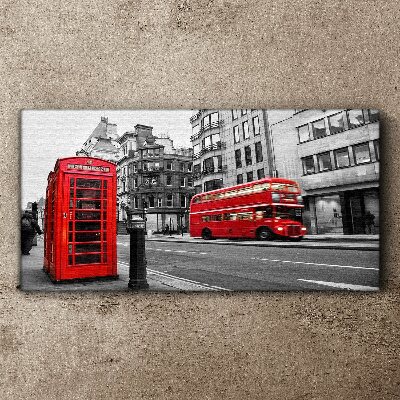 Foto auf leinwand Bus der Stadt London