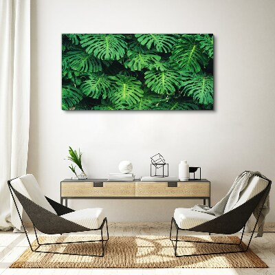 Foto auf leinwand Tropisches Blattmosaik
