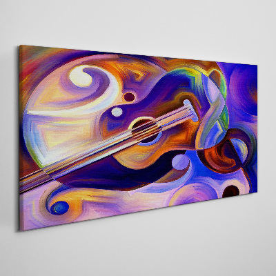 Wandbild Abstraktion Musik Violine