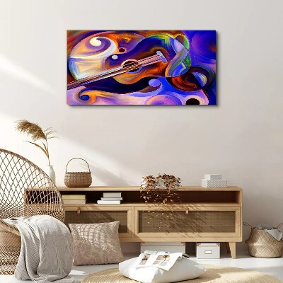 Wandbild Musikalische Harmonie in Farben
