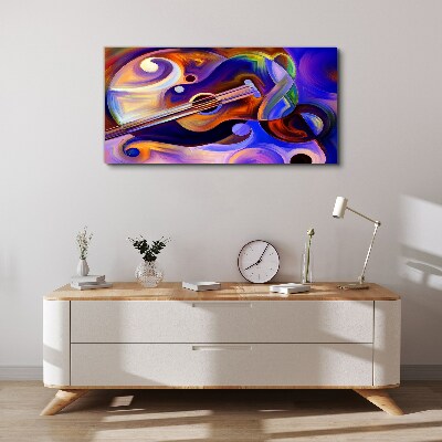 Wandbild Musikalische Harmonie in Farben