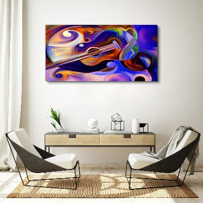 Wandbild Musikalische Harmonie in Farben