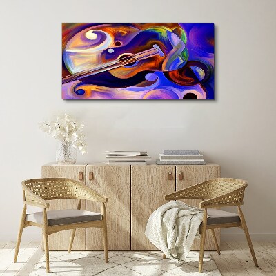 Wandbild Musikalische Harmonie in Farben