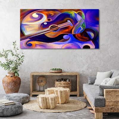 Wandbild Musikalische Harmonie in Farben
