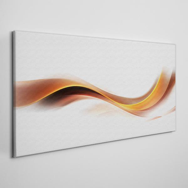 Foto auf leinwand Wellen warmer Töne