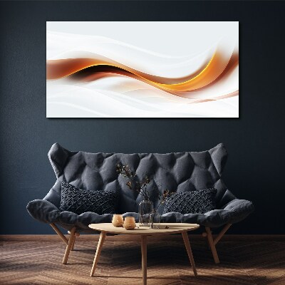 Foto auf leinwand Wellen warmer Töne