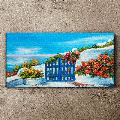 Foto leinwand Tor zum Paradies
