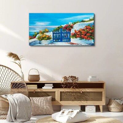 Foto leinwand Tor zum Paradies