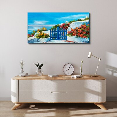 Foto leinwand Tor zum Paradies