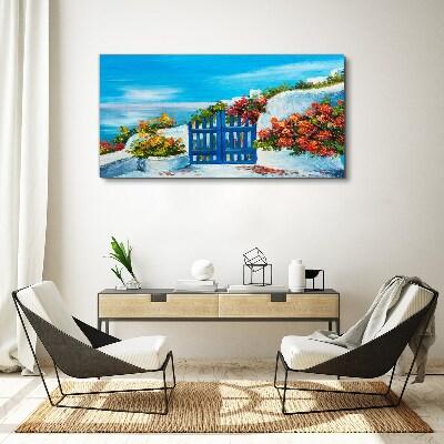 Foto leinwand Tor zum Paradies