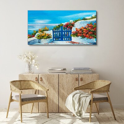 Foto leinwand Tor zum Paradies