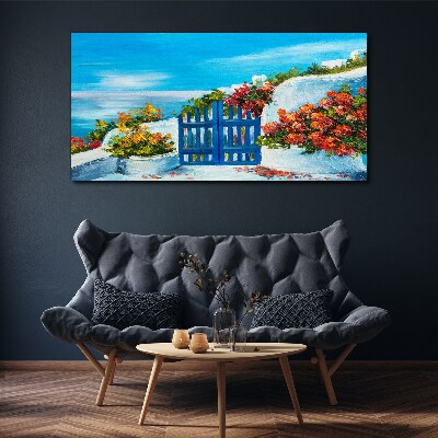 Foto leinwand Tor zum Paradies