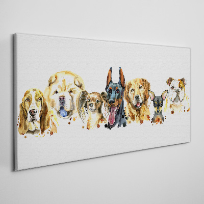 Foto auf leinwand Tiere Hunde malen