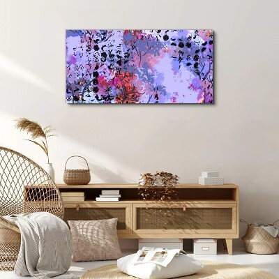Bild auf leinwand Abstrakte Landschaft mit japanischem Akzent