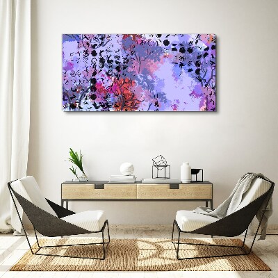 Bild auf leinwand Abstrakte Landschaft mit japanischem Akzent