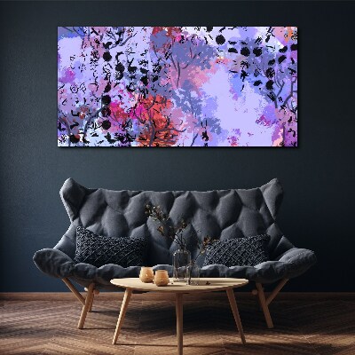 Bild auf leinwand Abstrakte Landschaft mit japanischem Akzent