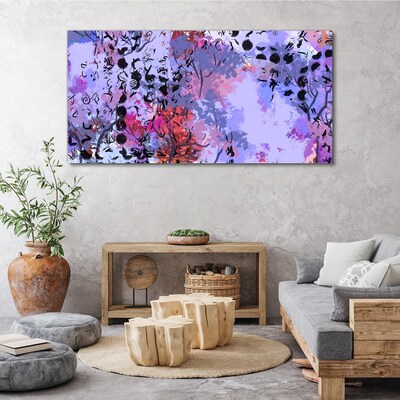 Bild auf leinwand Abstrakte Landschaft mit japanischem Akzent