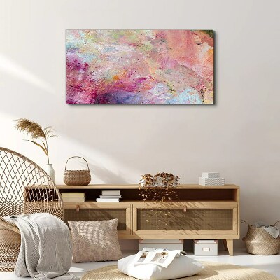 Foto auf leinwand Abstrakte Landschaft in Pastellfarben