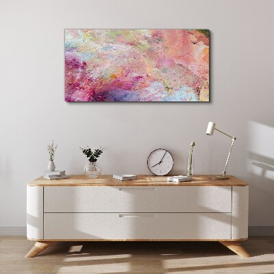 Foto auf leinwand Abstrakte Landschaft in Pastellfarben