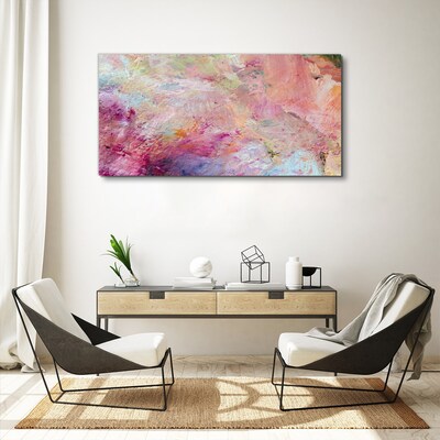 Foto auf leinwand Abstrakte Landschaft in Pastellfarben