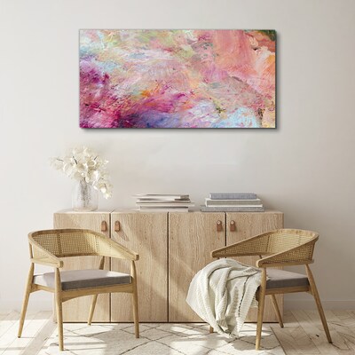 Foto auf leinwand Abstrakte Landschaft in Pastellfarben