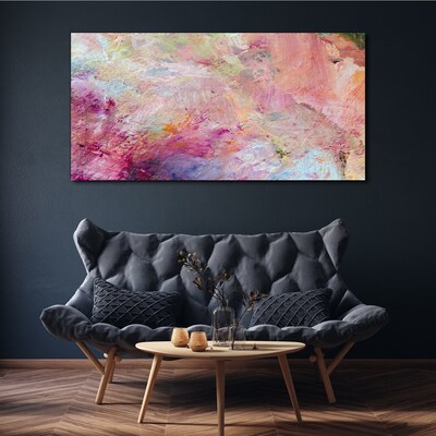 Foto auf leinwand Abstrakte Landschaft in Pastellfarben