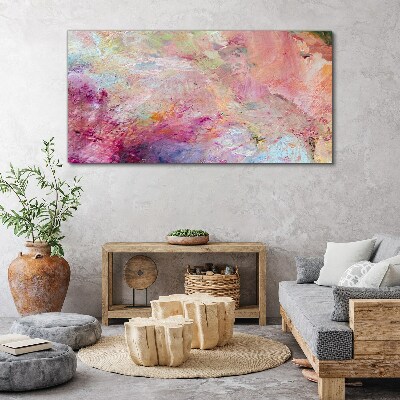 Foto auf leinwand Abstrakte Landschaft in Pastellfarben