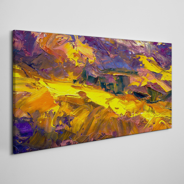 Bild auf leinwand Eine ausdrucksstarke Landschaft in intensiven Farben.