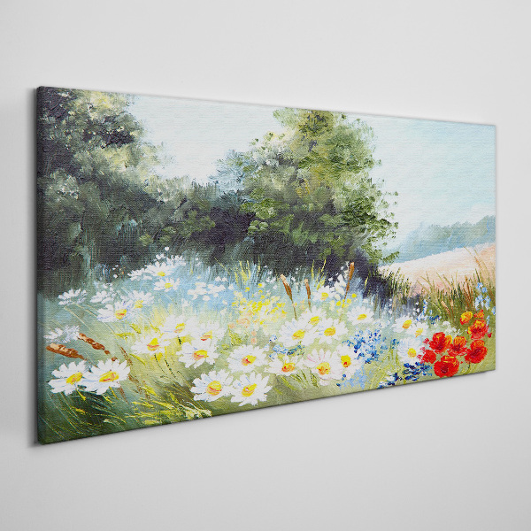 Foto auf leinwand Blumen Bäume Natur