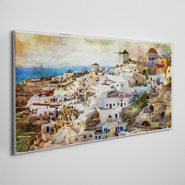 Foto auf leinwand Santorini in der Sonne