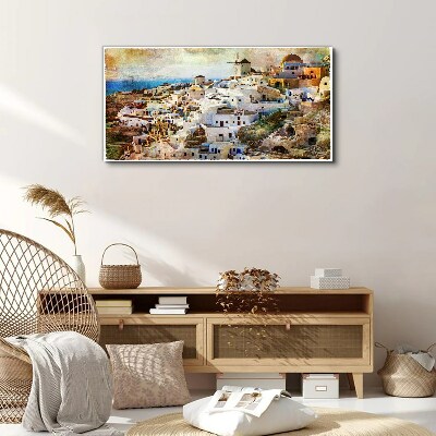 Foto auf leinwand Santorini in der Sonne