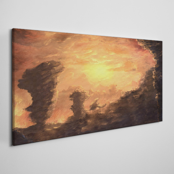 Fotobilder Sonnenuntergang über den Wolken