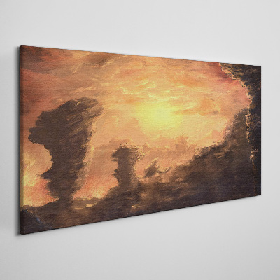 Fotobilder Sonnenuntergang über den Wolken