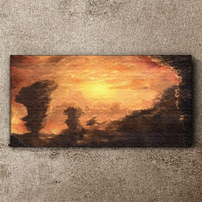 Fotobilder Sonnenuntergang über den Wolken