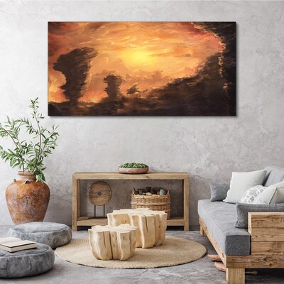 Fotobilder Sonnenuntergang über den Wolken