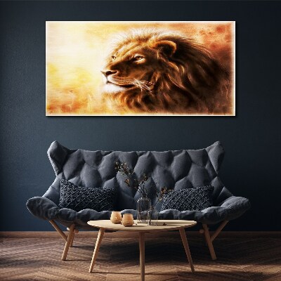Foto leinwand Stolz im Sonnenschein