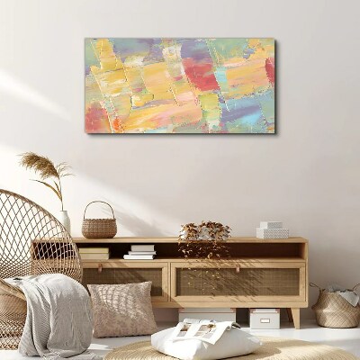 Foto auf leinwand Pastell-Abstraktionen in Bewegung